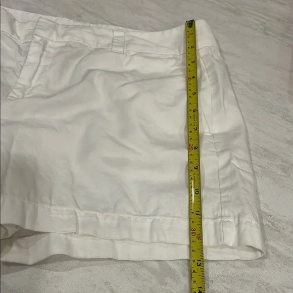 Loft cotton Women's White Shorts. Size 8 - Picture 6 of 6